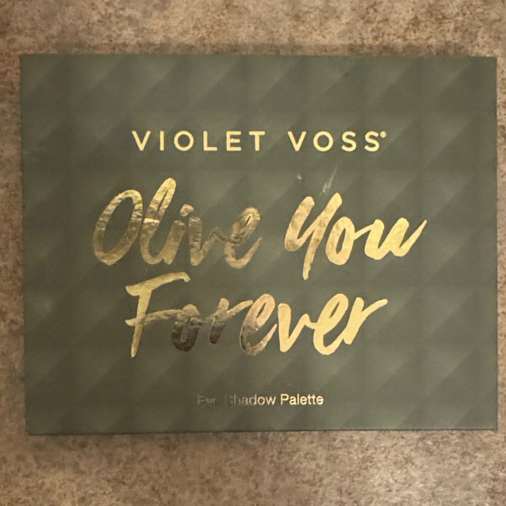 Violet Voss Olive You Forever Palette with Gold Accents